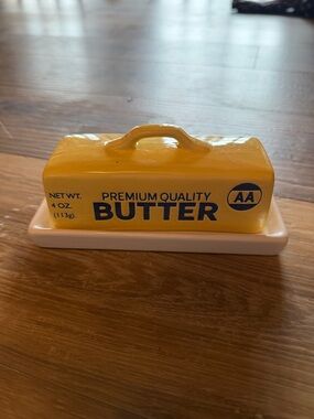 Premium Quality Butter Ceramic Dish - Yellow